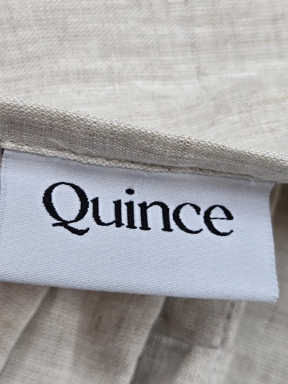 QUINCE Set Of 2 48x84 European Linen Curtains Flax 0061